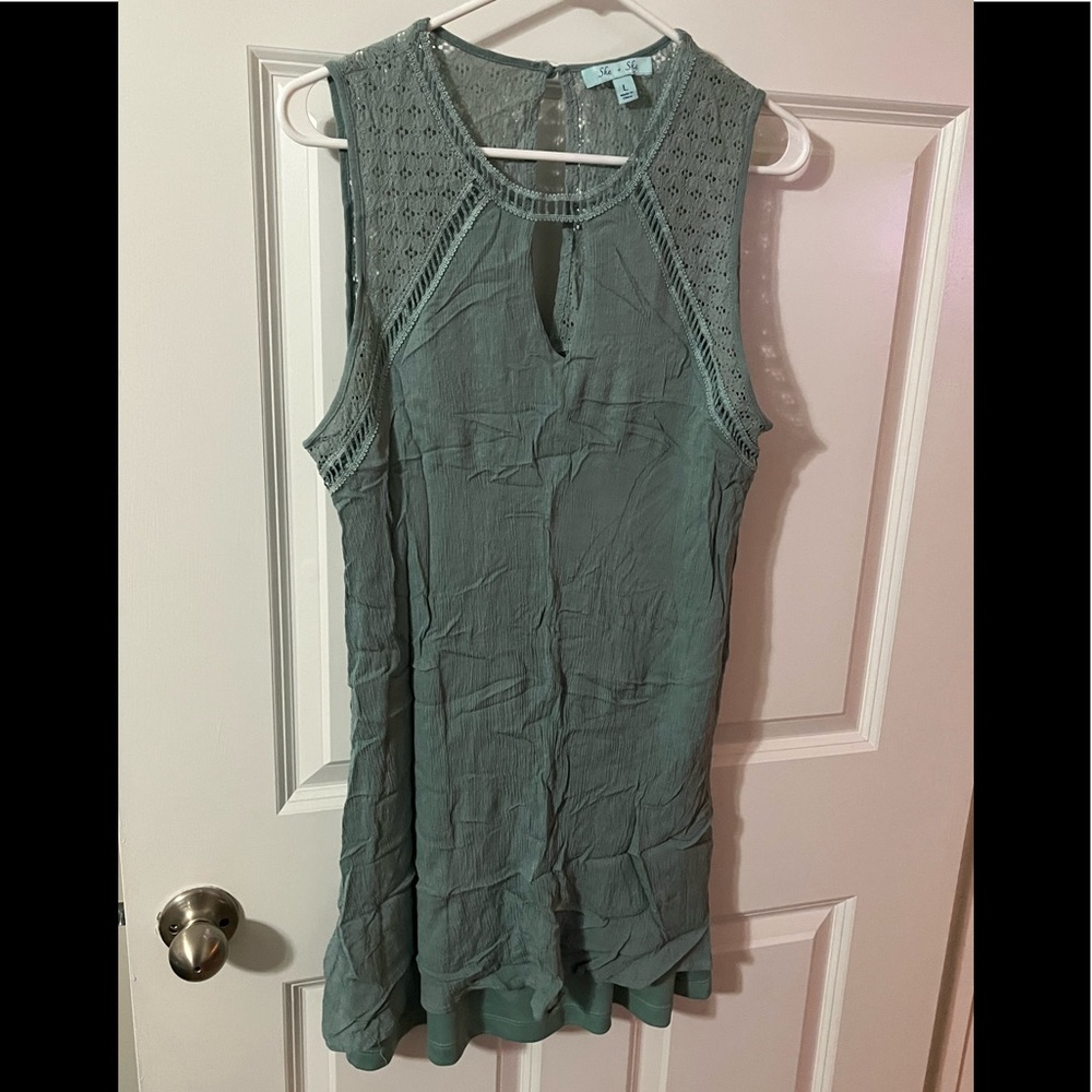 Green dress